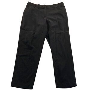 Dressbarn Womens Dress Pants Size 18W Black Relaxed Straight Leg Trousers